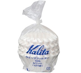 Filtre papier blanc pour Kalita Wave KWF-185 x 100