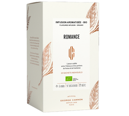 George Cannon Organic Herbal Tea Romance - 20 Tea Bags