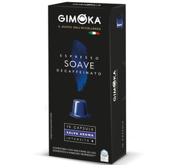 10 Capsules décafeiné soave - Nespresso® compatible - GIMOKA