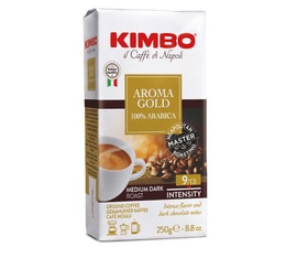 Café moulu Kimbo Aroma Gold 100% Arabica ( sachet ) - 250g