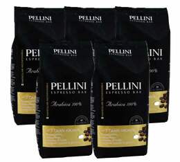 Café en grains Gran Aroma n°3 - 5x1 kg - Pellini
