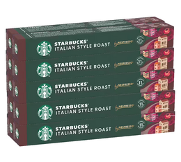 100 Nespresso* Original Compatible Capsules Italian Style Roast – STARBUCKS