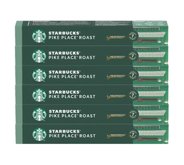 60 Nespresso* Original Compatible Capsules Pike Place – STARBUCKS