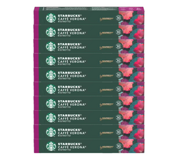 100 Nespresso* Original Compatible Capsules Verona – STARBUCKS