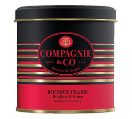 Boîte luxe Rooibos Fraise - Vrac 90 g - COMPAGNIE & CO