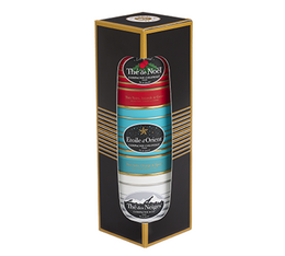 Coffret Thé de Noël, Thés des Neiges, Étoiles dOrient - Vrac 2 x 30 g et 25 g - COMPAGNIE & CO
