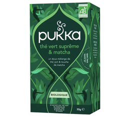 Thé Vert Matcha Suprême Bio - 20 sachets - PUKKA