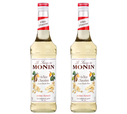Sirop Monin - Chocolat Blanc - 2 x 70cl