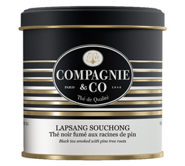 Boite Luxe Thé Noir Lapsang Souchong - Vrac 100 g - COMPAGNIE & CO