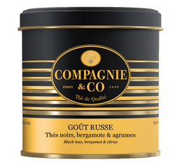 Boite Luxe Thé Noir Goût Russe - Vrac 120 g - COMPAGNIE & CO