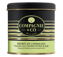 Boite Luxe Thé Vert Secret d'Himalaya - Vrac 100 g - COMPAGNIE & CO