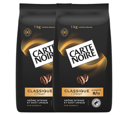 2 x 1 kg - Café en grain - Classique Pur Arabica - CARTE NOIRE