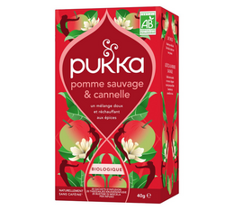 Infusion pour professionnels pomme sauvage et cannelle bio - 20 sachets - PUKKA