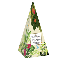 Œufs de Pâques Praliné Chocolat Noir Chocolat au Lait Ganache Tanariva 33% - 100 g - VALRHONA