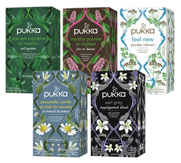 Pack 5 infusions et thés - 5 x 20 sachets - PUKKA