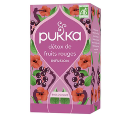 Infusion pour professionnels Détox de Fruits Rouges bio - 20 sachets - PUKKA