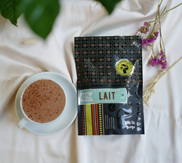 cup of premium milk drinking chocolate