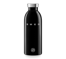 Bouteille isotherme double paroi noire - Années 50 - 50 cl- SMEG 