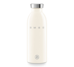 Bouteille isotherme double paroi crème- Années 50 - 50 cl- SMEG 