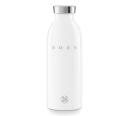 Bouteille isotherme double paroi blanche - Années 50 - 50 cl- SMEG 