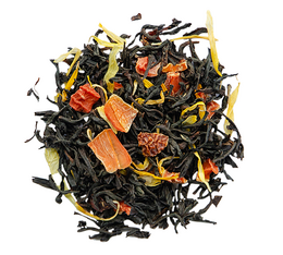 Thé noir L'Exotique Saveurs Passion & Mangue - Vrac 100 g - COMPTOIR FRANÇAIS DU THÉ
