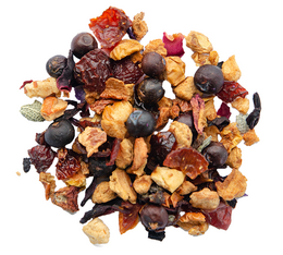 Délicatesse d'infusion Mûre & Baies de Genévrier - Vrac 100 g - COMPTOIR FRANÇAIS DU THÉ