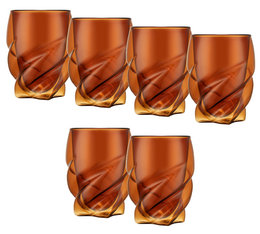 Offre spéciale : 4+2 Verres double paroi - Pavina Paris rouge 6x27cl - BODUM