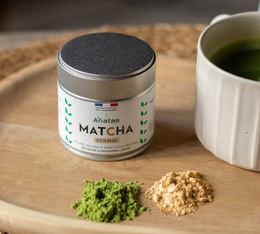 the matcha poudre avec poudre de genmai