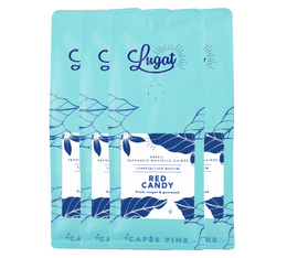4 x 250 g - Café en grain - Red Candy anciennement Le Red Candy - LUGAT