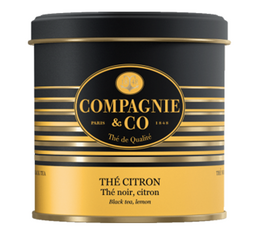 Boite Luxe Thé Noir Citron - Vrac 100 g - COMPAGNIE & CO
