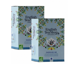 Pack Infusion Energise Me Bio - 2 x 20 sachets - ENGLISH TEA SHOP