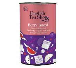 Organic 'Berry Boost' Iced Tea with Pomegranate and Blueberry - 10 sachets - English Tea Shop