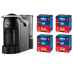 Lavazza A Modo Mio - Macchina caffè Joli Evo Nera + 64 capsule Crema & Gusto