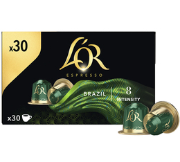 30 capsules compatibles Nespresso* Original Brazil - L'OR ESPRESSO