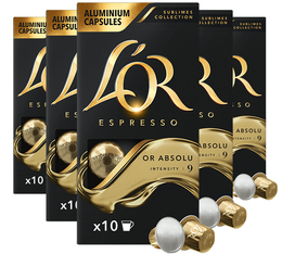 50 capsules compatible Nespresso* Original Or Absolu - CARTE NOIRE