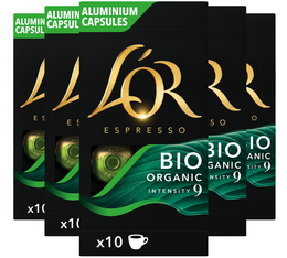50 capsules compatibles Nespresso* Original Organic Intense Bio - L'OR ESPRESSO