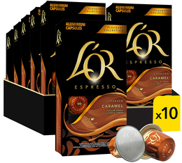 100 capsules compatibles Nespresso* Original Caramel - L'OR ESPRESSO