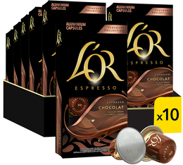 100 capsule compatibili Nespresso* Original Cioccolato – L'Or Espresso