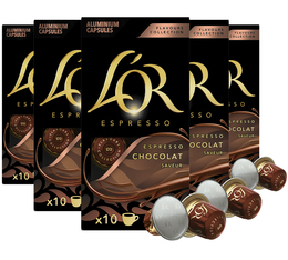 50 capsules compatibles Nespresso* Original Chocolat - L'OR ESPRESSO
