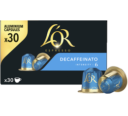 30 capsules compatibles Nespresso* Original Decaffeinato - L'OR ESPRESSO