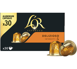 30 capsules compatibles Nespresso* Original Delizioso - L'OR ESPRESSO