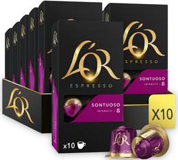 100 capsules compatibles Nespresso* Original Sontuoso - L'OR ESPRESSO