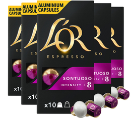 50 capsules compatibles Nespresso* Original Sontuoso - L'OR ESPRESSO