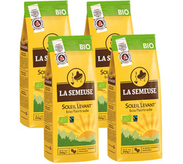 Café en grains bio - 100% Arabica Soleil Levant - 1kg - La Semeuse