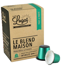 10 capsules compatibles Nespresso Le Blend Maison - CAFE LUGAT