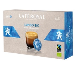50 Dosettes compatibles Nespresso® pro Espresso Lungo Bio - CAFE ROYAL Office Pads