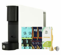 Machine à capsules compatibles Nespresso® Original EVE CNK110.W - KOTTEA + 50 capsules offertes