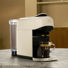 machine capsules blanche absolu