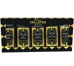 Coffret Café Moulu Aromatisé - 5 x 50 g - MAISON TAILLEFER