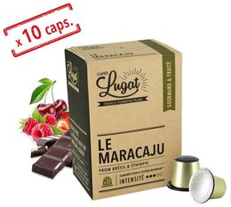 Capsules Le Maracaju Cafés Lugat x10 pour Nespresso